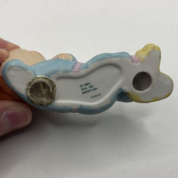 Cabbage Patch Kids Porcelain Figurine Red Hair Girl Pigtails 1984 CPK 80s - Picture 4 of 4